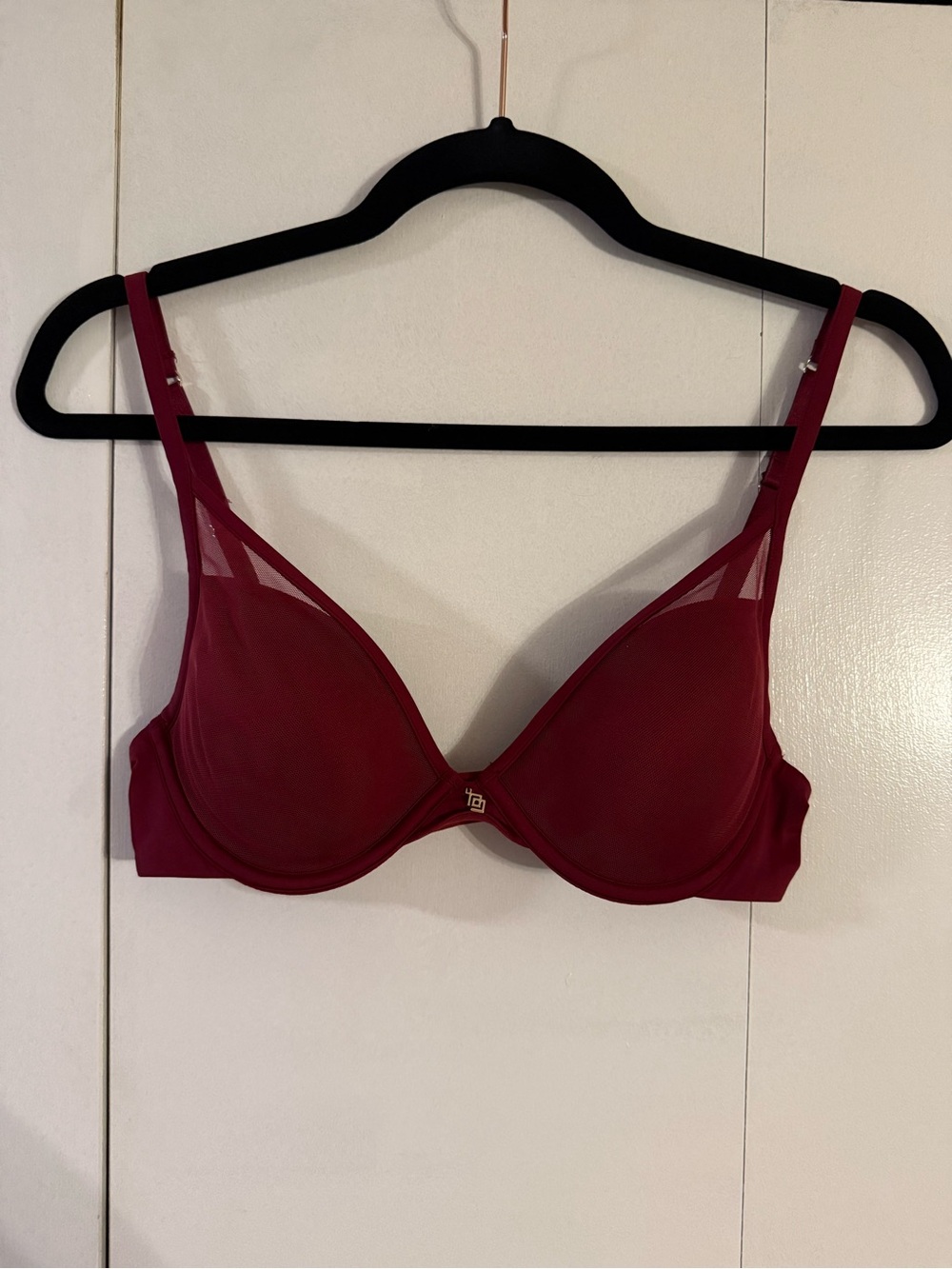 thirdlove 24/7 classic uplift plunge bra / cabernet / 32C